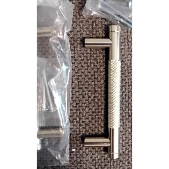 Asidrama 10 Pack 3.75 Inch(96mm) Gold Cabinet Pulls Knurled Cabinet Handles Cupb - Picture 3 of 10